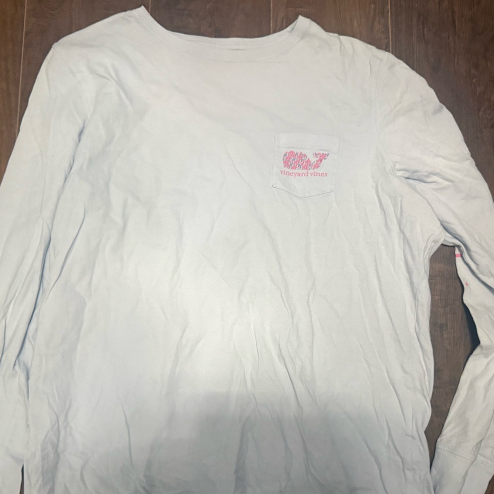 Vineyard Vines White Long Sleeve Tee